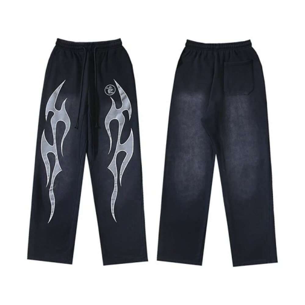 Hellstar Flame Pants Black Size M